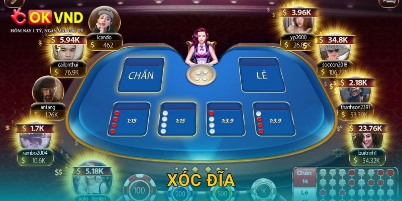 Xóc Đĩa truyền thống cùng trải nghiệm hiện đại tại OKVND 1 Xóc Đĩa truyền thống cùng trải nghiệm hiện đại tại OKVND