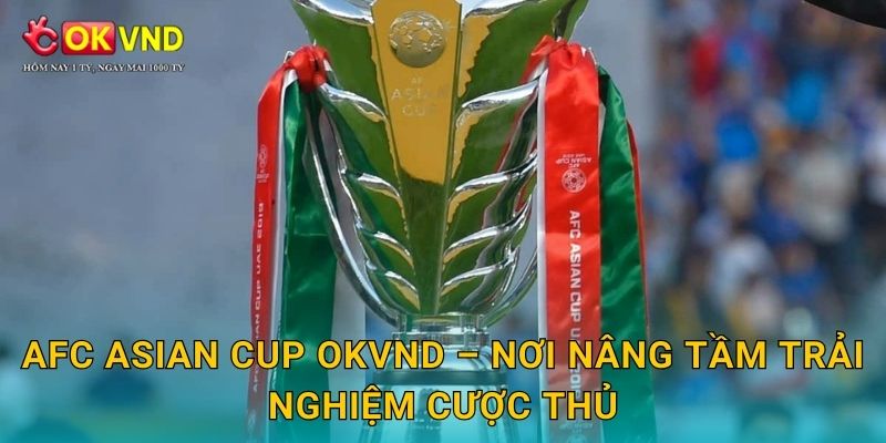 AFC Asian Cup đỉnh cao châu Á cùng cơ hội tại OKVND 3 AFC Asian Cup OKVND – nơi nâng tầm trải nghiệm cược thủ